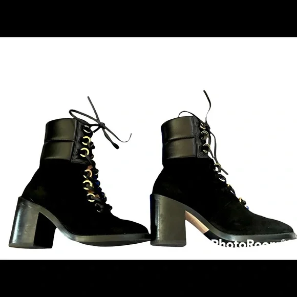 Black Suede Stuart Weitzman Boots Watson S7
